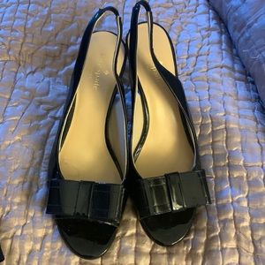 Kate Spade heels with bow detail and sling back style